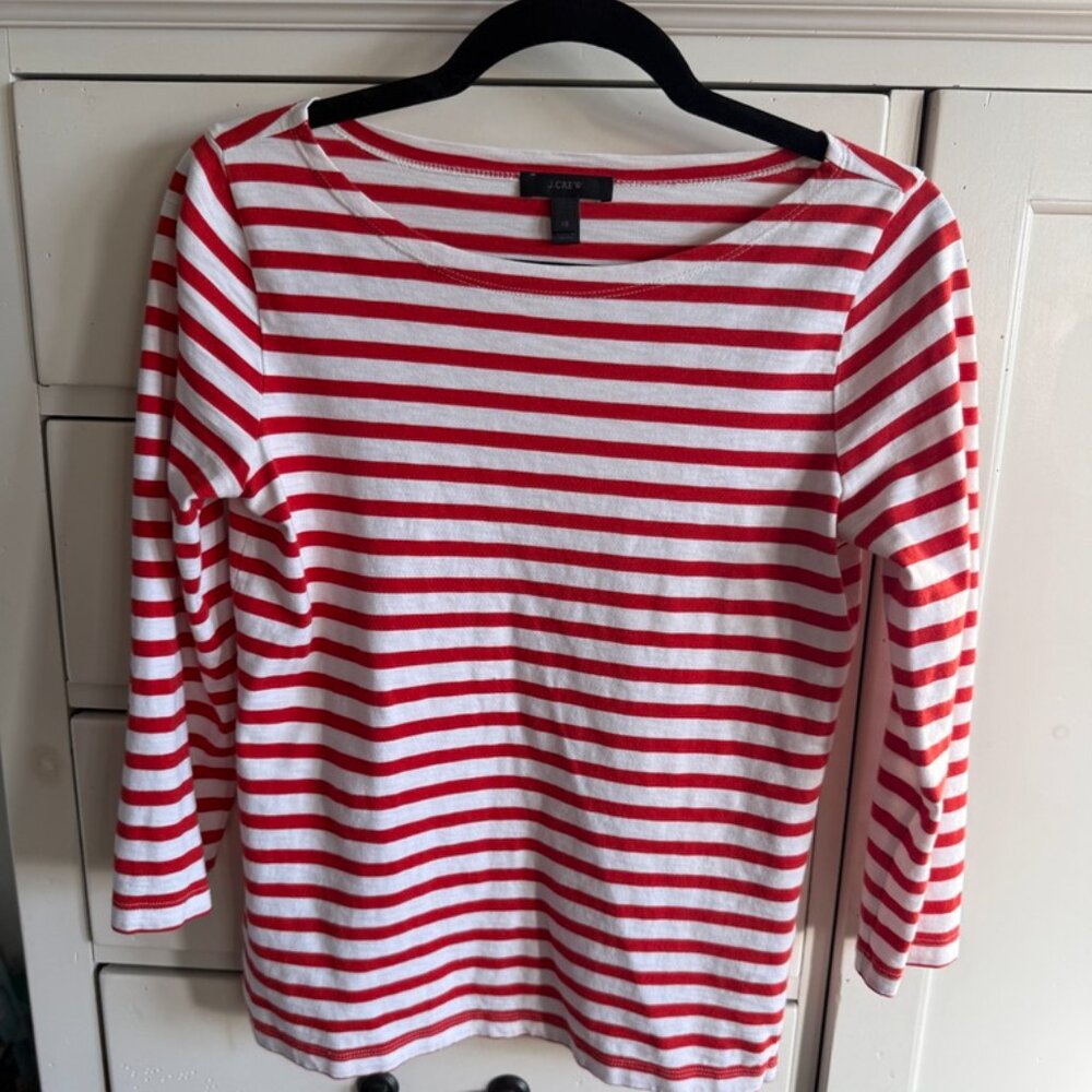 J. Crew long sleeve striped t-shirt